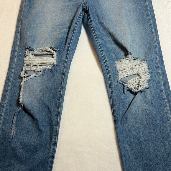 Madewell High Rise The Perfect Vintage Jeans Size 30 Distressed Casual Preppy - Picture 11 of 16